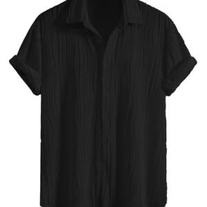 GRECIILOOKS Shirt for Men | Mens Casual Shirt | Men Stylish Shirt | Men Textured Shirt | Men's Regular Fit | Men Formal Shirt | Men's Solid Slim Fit